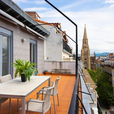 Modern Apartment With Spacious Terrace Сан-Себастьян Экстерьер фото